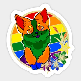 Gay(Homosexuality) corgi Sticker